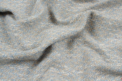 Cotton Blend Tweed Slubbed with Lurex-Fabric-FabricSight