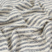 Cotton Blend Tweed - Stripes with Silver Lurex-Fabric-FabricSight