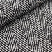 Cotton Blend Tweed for Coats - Chevron - BATEA-Fabric-FabricSight