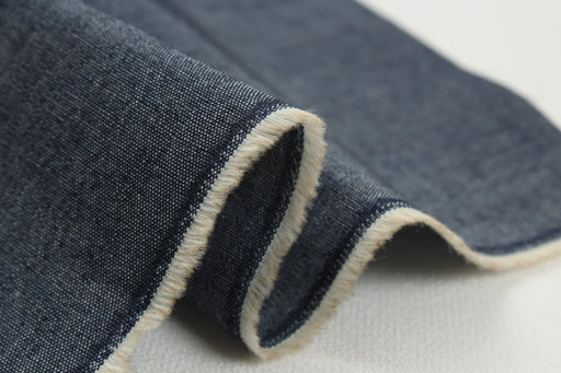 Cotton Chambray Denim for Shirting - Indigo-Fabric-FabricSight