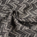 Cotton Chevron Black-Fabric-FabricSight