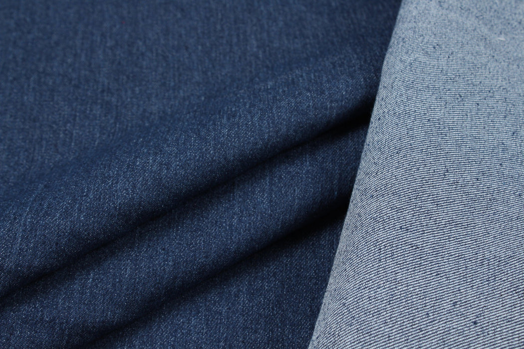 Cotton Denim Stretch - 3 Colors Available-Fabric-FabricSight