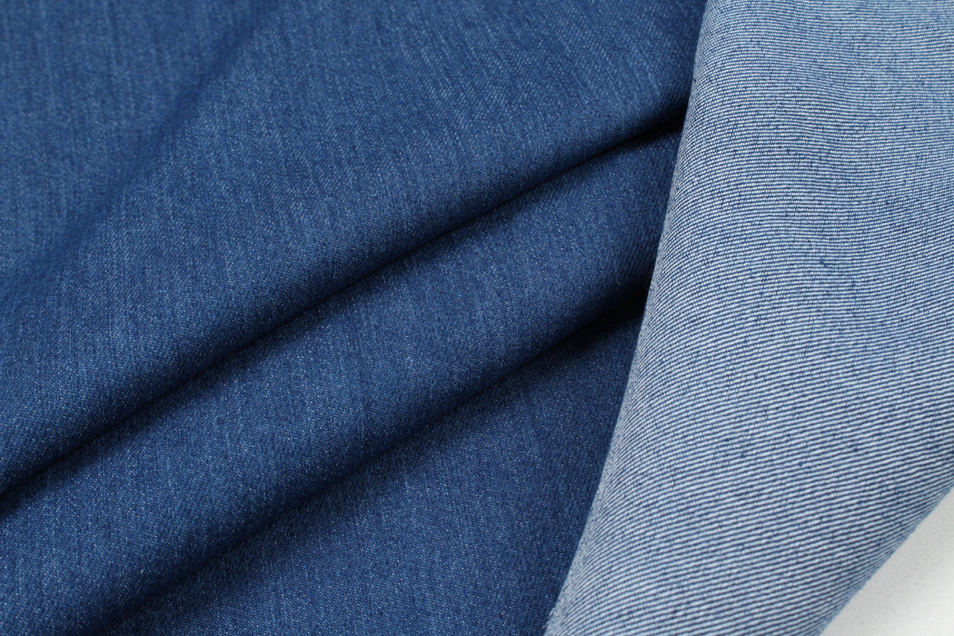 Cotton Denim Stretch - 3 Colors Available-Fabric-FabricSight