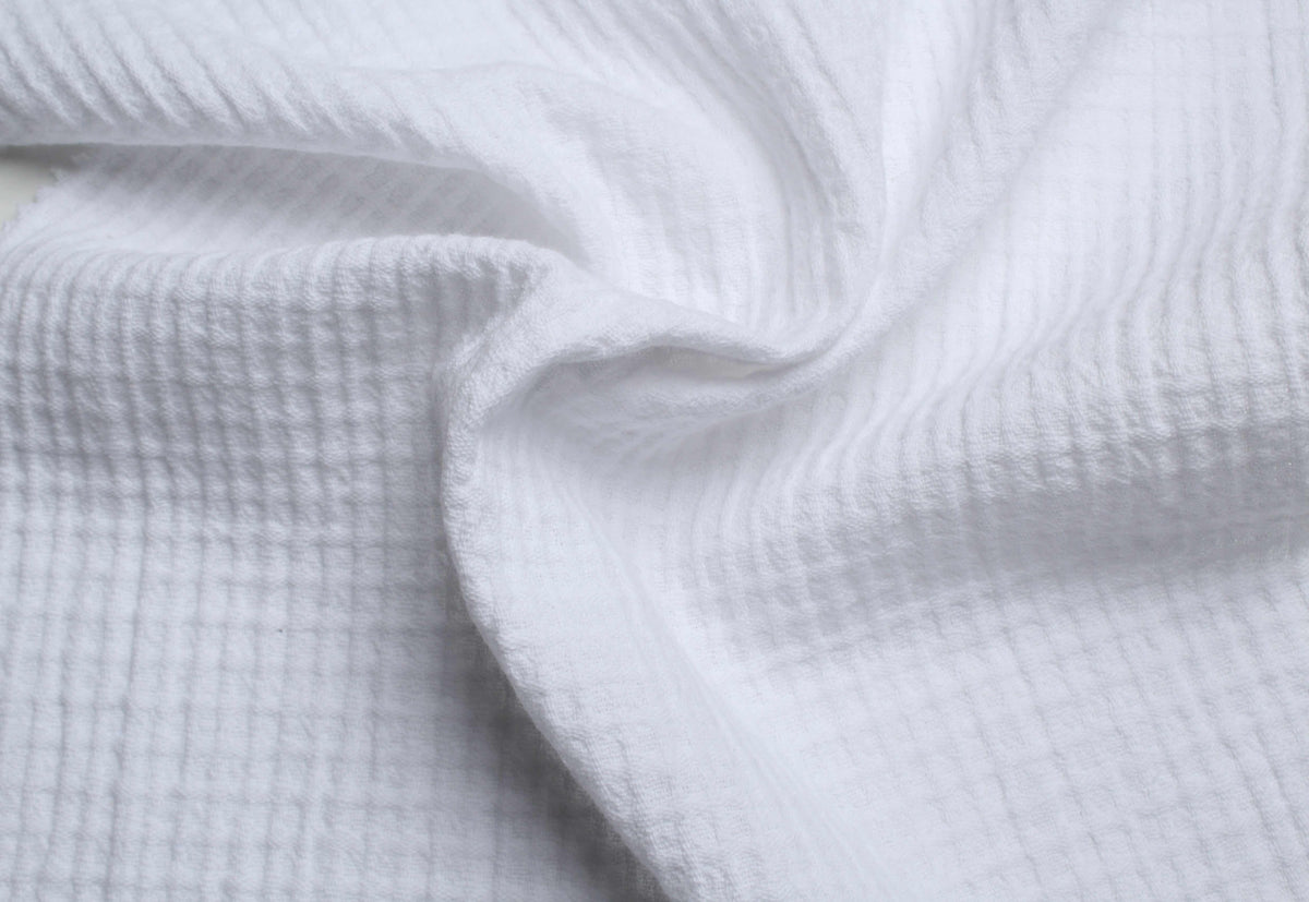 Cotton-Dobby-Waffle-Fabric- 