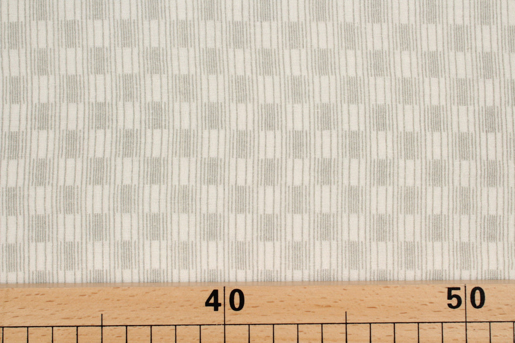 Cotton Double Gauze - Geometric Print-Fabric-FabricSight
