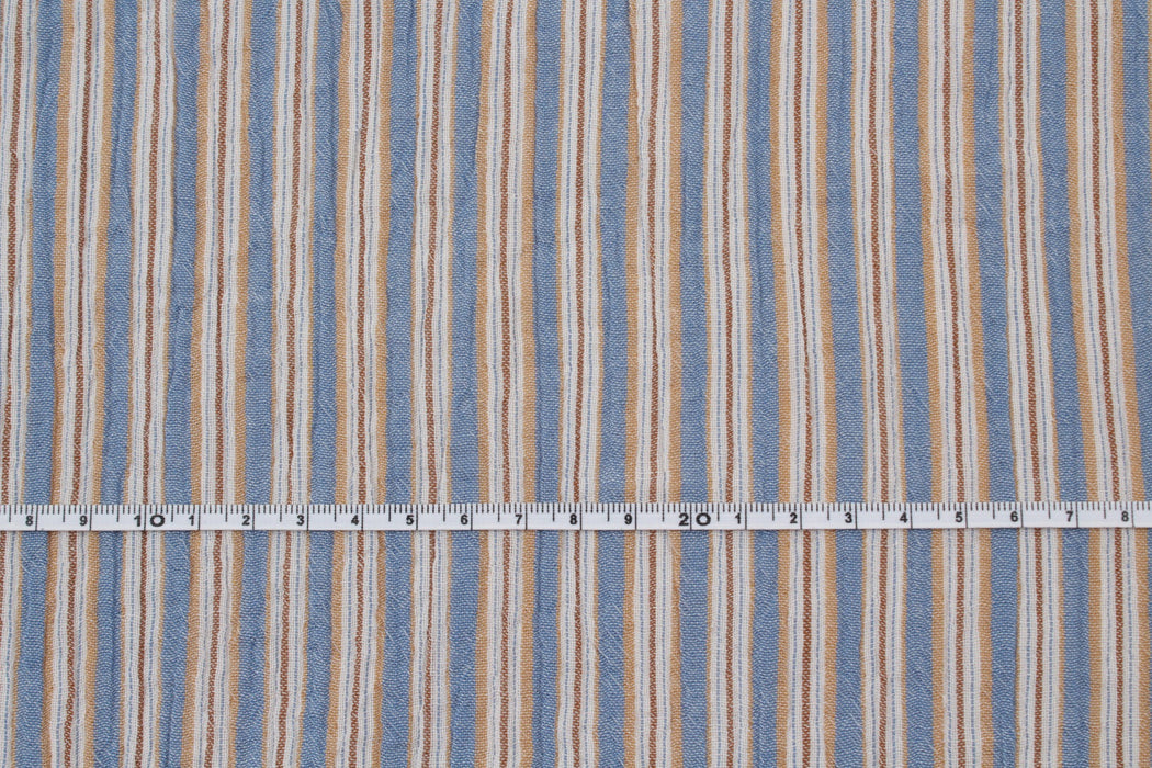 Cotton Double Muslin - Fancy Checks and Stripes Prints - 4 Variants-Fabric-FabricSight