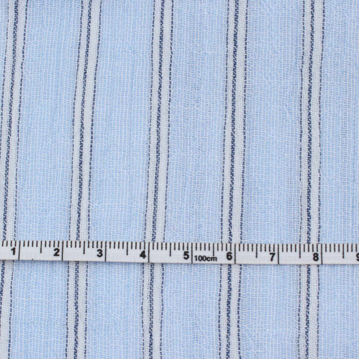 Cotton Double Muslin - Stripes Design - 6 Variants Available-Fabric-FabricSight