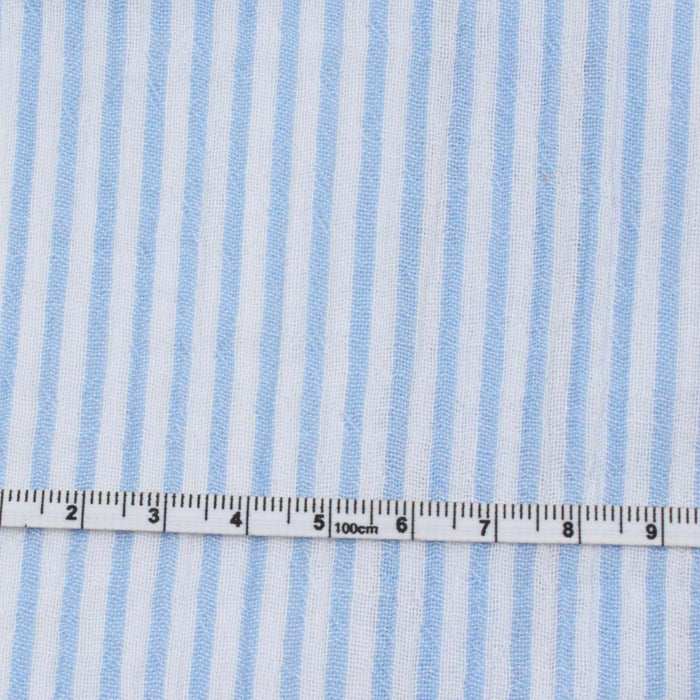 Cotton Double Muslin - Stripes Design - 6 Variants Available-Fabric-FabricSight