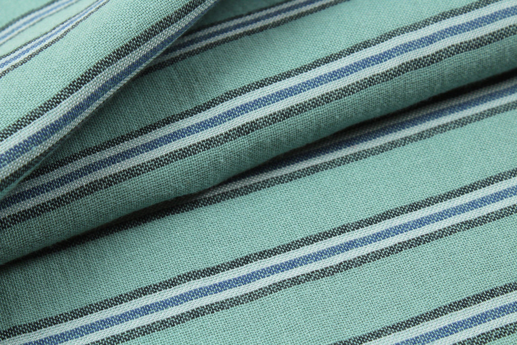 Cotton Double Muslin - Stripes-Fabric-FabricSight