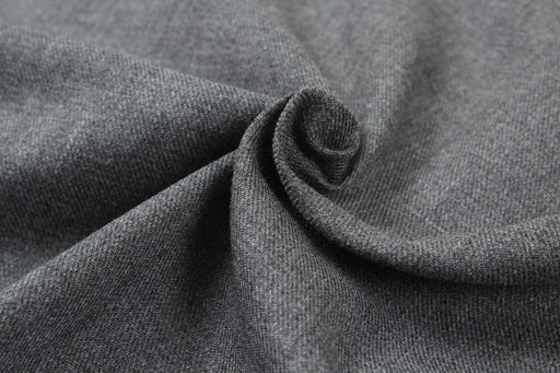 Cotton Flannel - Medium Grey Melange-Fabric-FabricSight