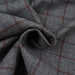 Cotton Flannel Windowpane - Grey-Fabric-FabricSight