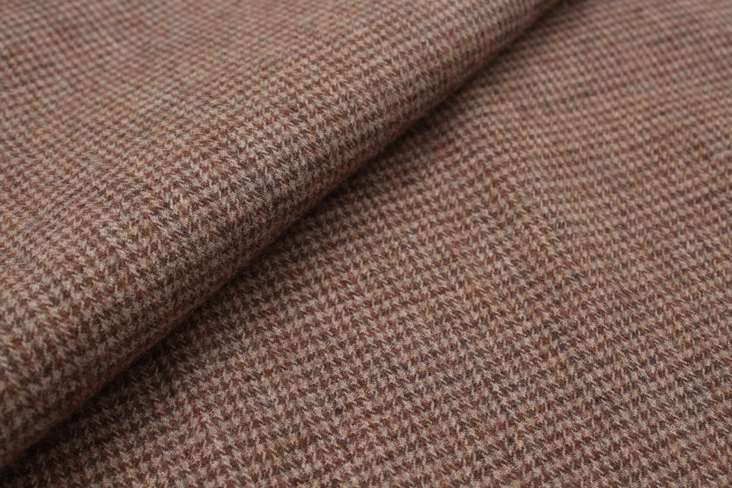 Cotton Flannel for Shirts - Houndstooth and Windowpane Checks-Fabric-FabricSight