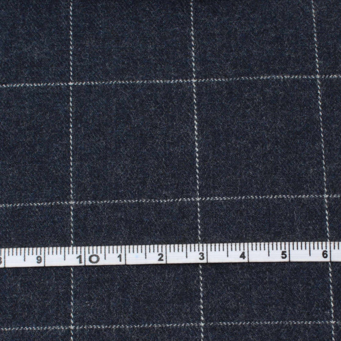 Cotton Flannel for Shirts - Houndstooth and Windowpane Checks-Fabric-FabricSight