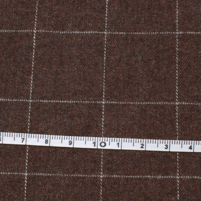 Cotton Flannel for Shirts - Houndstooth and Windowpane Checks-Fabric-FabricSight