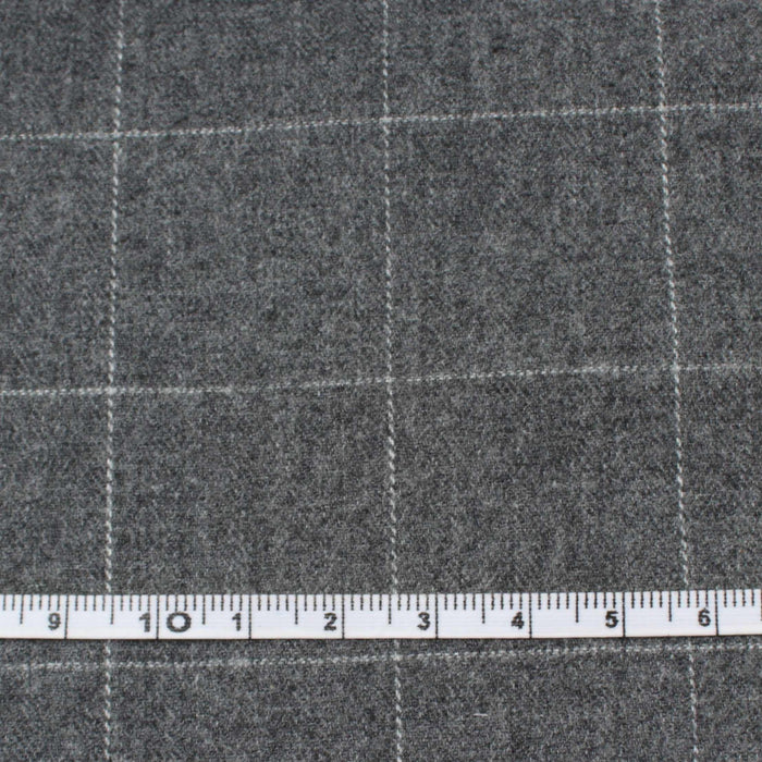 Cotton Flannel for Shirts - Houndstooth and Windowpane Checks-Fabric-FabricSight