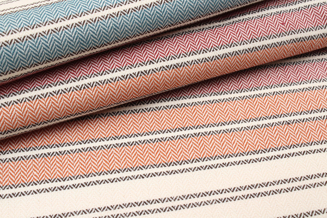 Cotton Herringbone - Stripes-Fabric-FabricSight