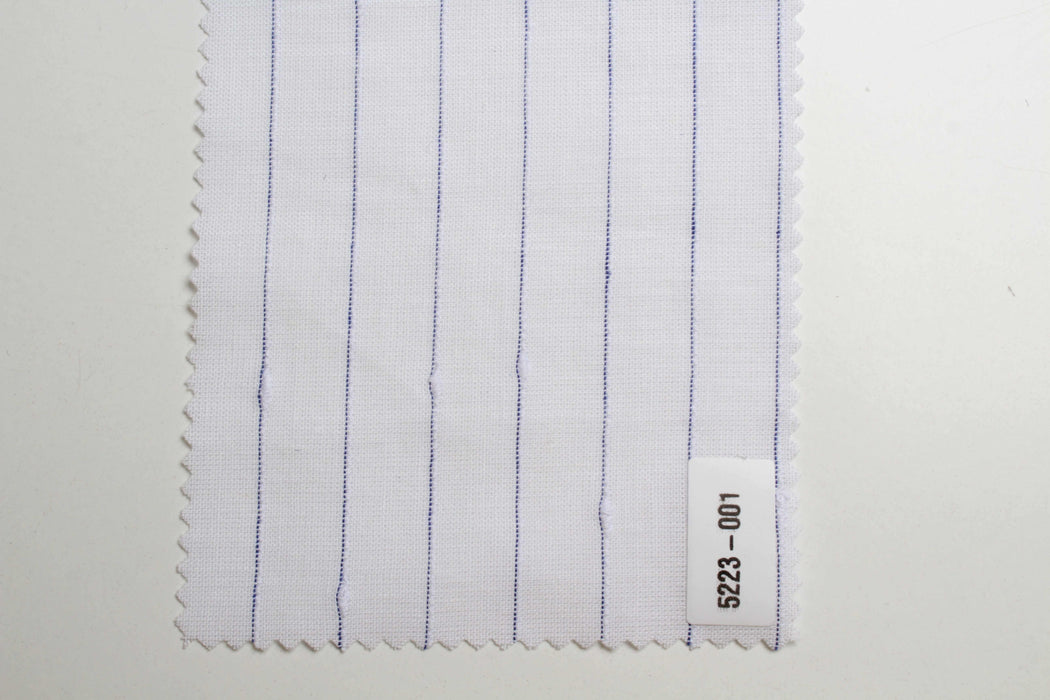 swatch-Cotton Linen Barré Dobby Stripe – European Flax – Yarn Dyed-Fabric-FabricSight