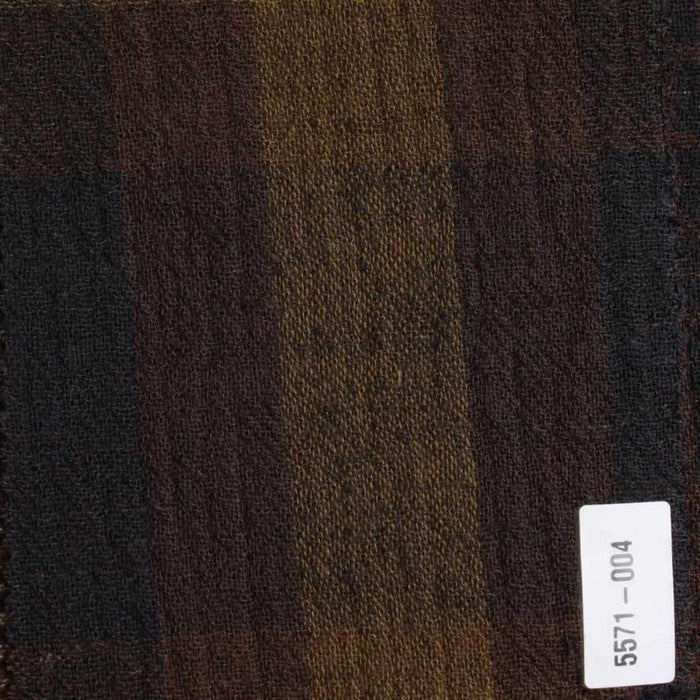 Cotton Linen Double Gauze – Soft Checked Fabric – Seasonal Collection-Fabric-FabricSight