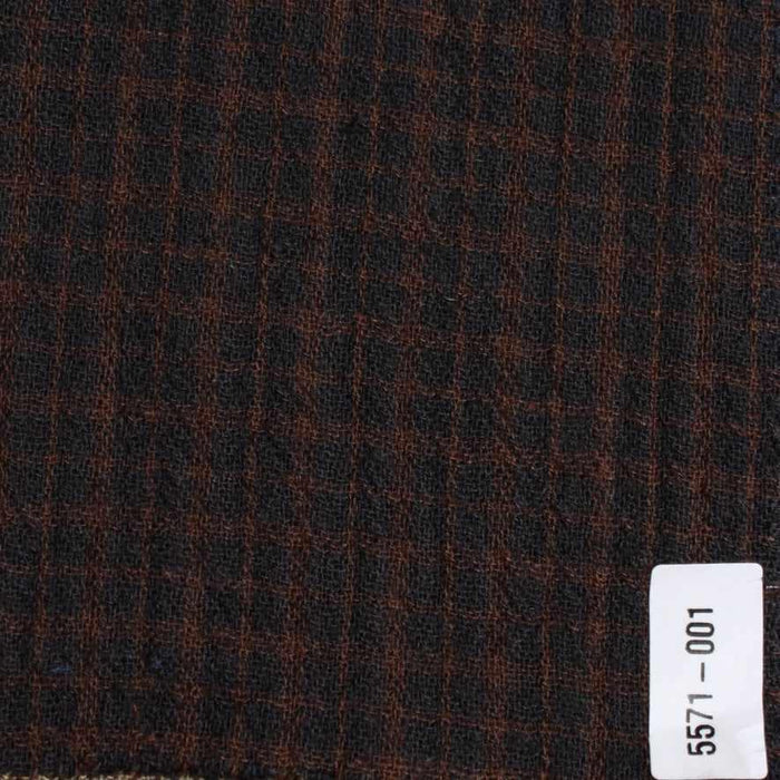 Cotton Linen Double Gauze – Soft Checked Fabric – Seasonal Collection-Fabric-FabricSight