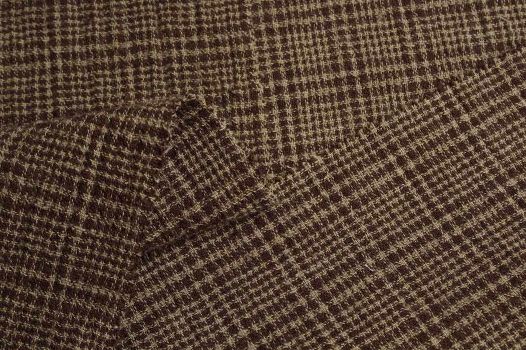 Cotton Linen Double Gauze – Soft Checked Fabric – Seasonal Collection-Fabric-FabricSight