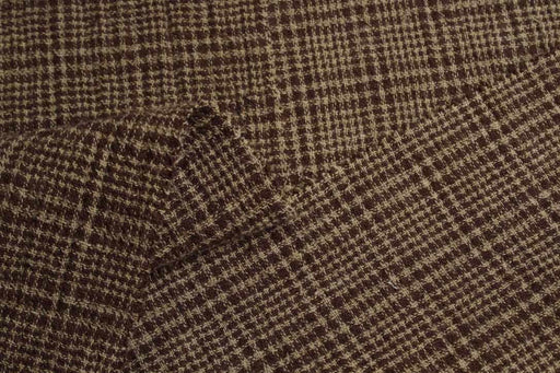 Cotton Linen Double Gauze – Soft Checked Fabric – Seasonal Collection-Fabric-FabricSight