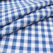 Cotton Linen Fabric for Summer - Vichy Checks and Stripes (Blue)-Fabric-FabricSight