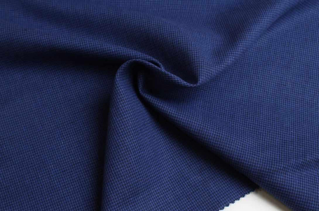 Cotton Linen Micro Houndstooth – Yarn Dyed-Fabric-FabricSight