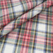 Cotton Linen Tartan for Shirting - Red Checks-Fabric-FabricSight