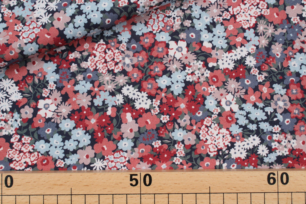 Cotton Printed Twill - Calico Floral-Fabric-FabricSight