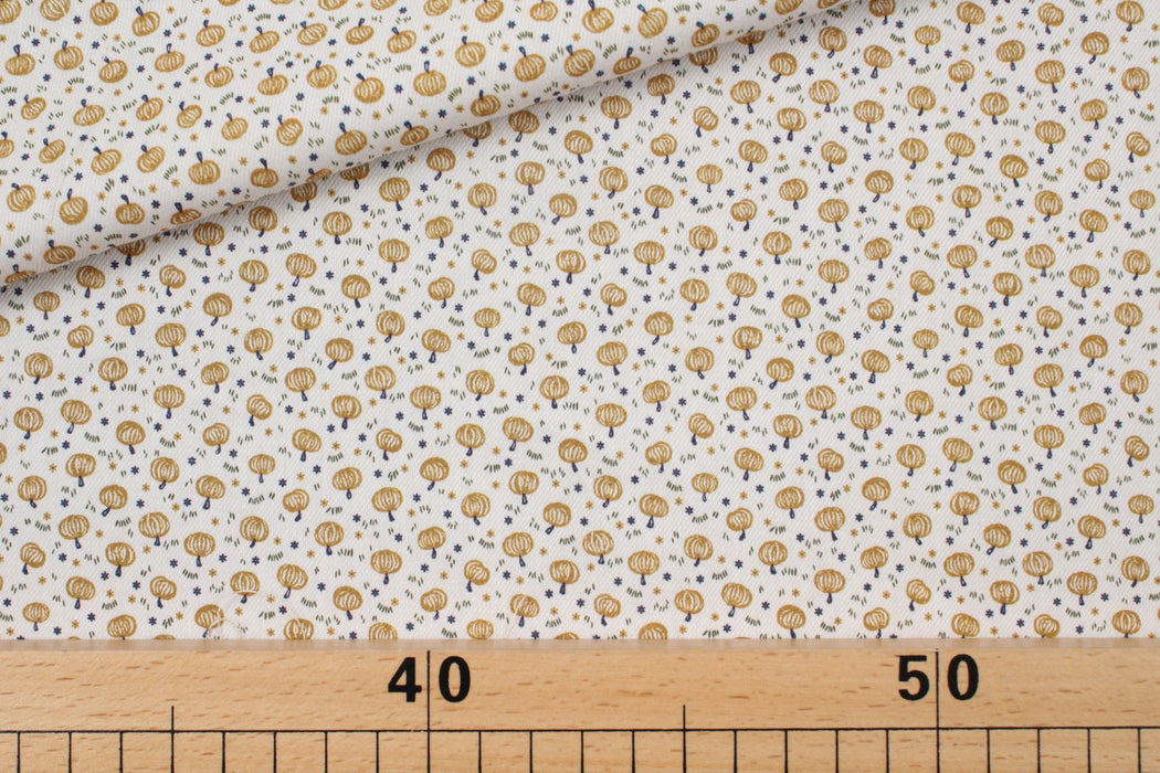 Cotton Printed Twill - Flower Bud-Fabric-FabricSight