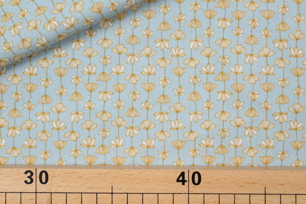 Cotton Printed Twill - Flower Mosaic-Fabric-FabricSight