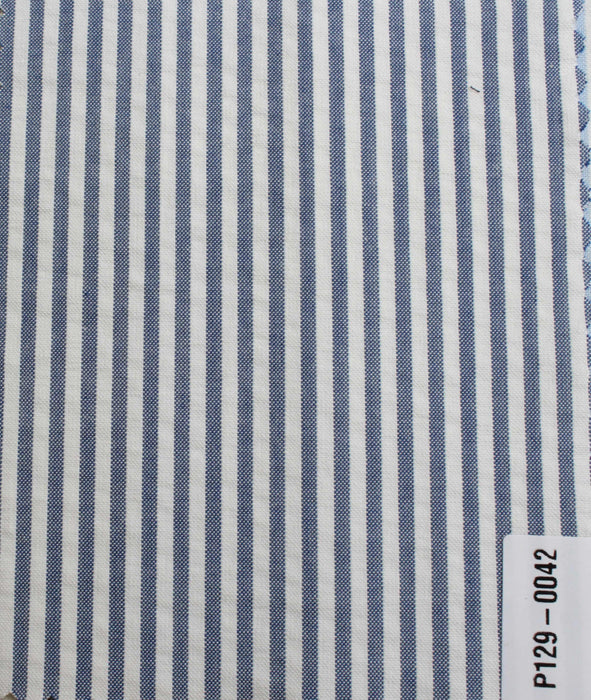 swatch-Cotton Seersucker – Candy Stripes for Trousers-Fabric-FabricSight