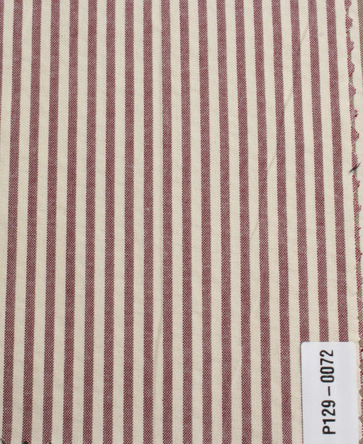 swatch-Cotton Seersucker – Candy Stripes for Trousers-Fabric-FabricSight