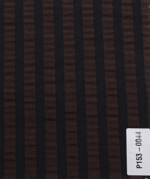 Cotton Seersucker – Regency Stripes for Trousers-Fabric-FabricSight