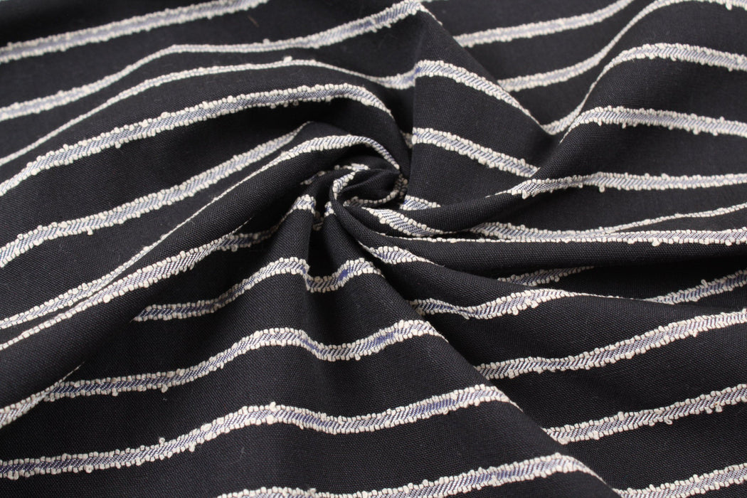 Cotton Shirting - Bicolor Stripes-Fabric-FabricSight