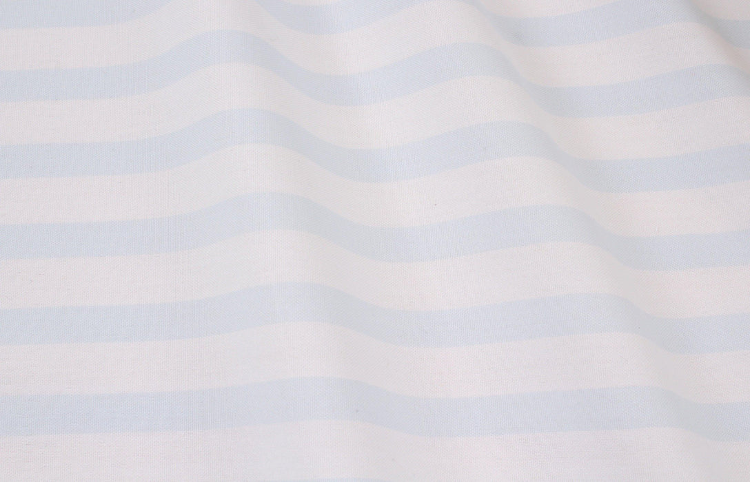 Cotton Shirting - Blue Stripes-Fabric-FabricSight
