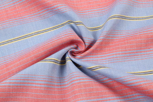 Cotton Shirting - Irregular Stripes-Fabric-FabricSight