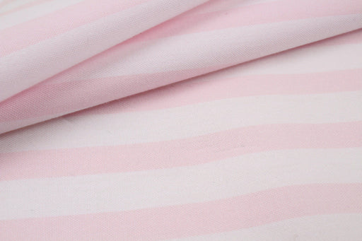 Cotton Shirting - Pink Stripes-Fabric-FabricSight