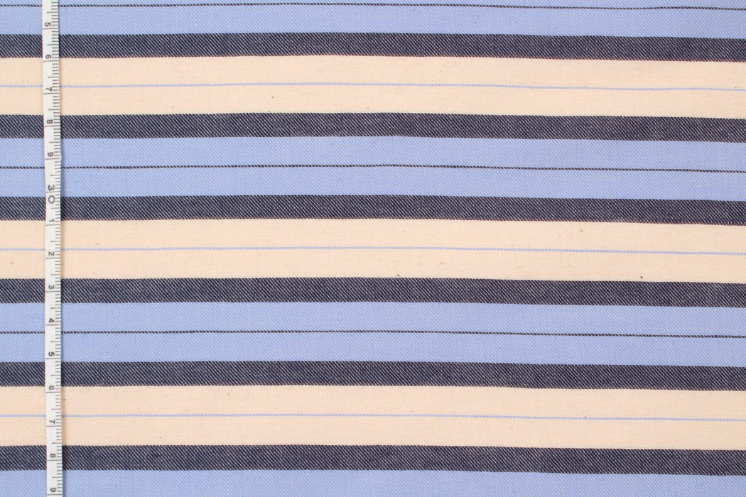 Cotton Shirting - Rapported Stripes-Fabric-FabricSight