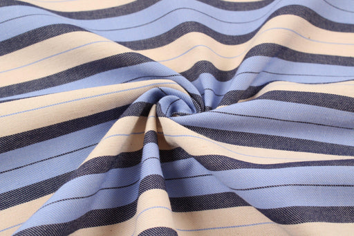 Cotton Shirting - Rapported Stripes-Fabric-FabricSight