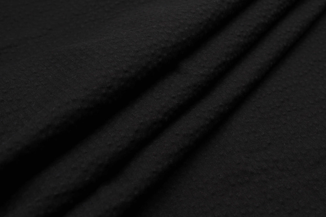 Cotton Stretch Seersucker Fabric for Trousers and Jackets-Fabric-FabricSight