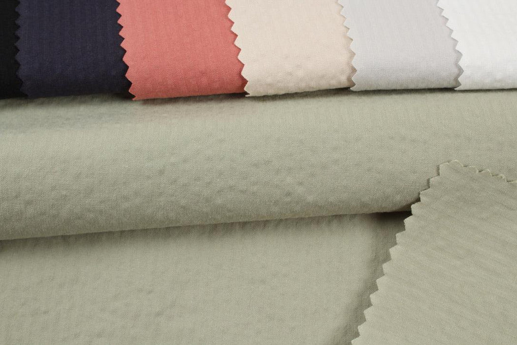 Cotton Stretch Seersucker Fabric for Trousers and Jackets-Fabric-FabricSight