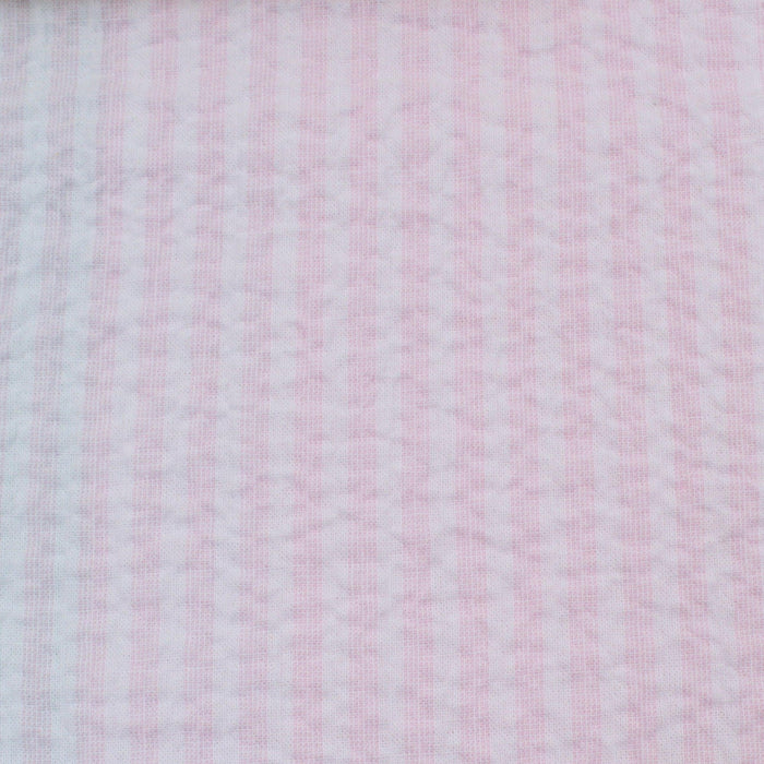 Cotton Stretch Seersucker - Stripes - 7 Colors Available-Fabric-FabricSight