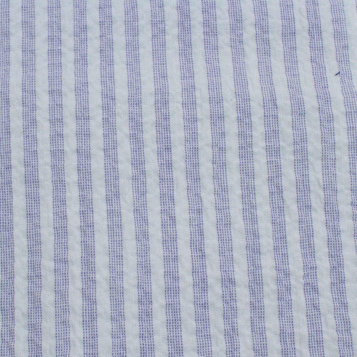 Cotton Stretch Seersucker - Stripes - 7 Colors Available-Fabric-FabricSight