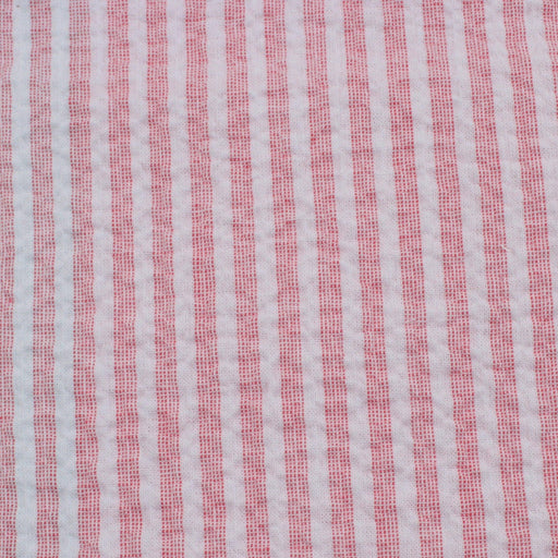 Cotton Stretch Seersucker - Stripes - 7 Colors Available-Fabric-FabricSight