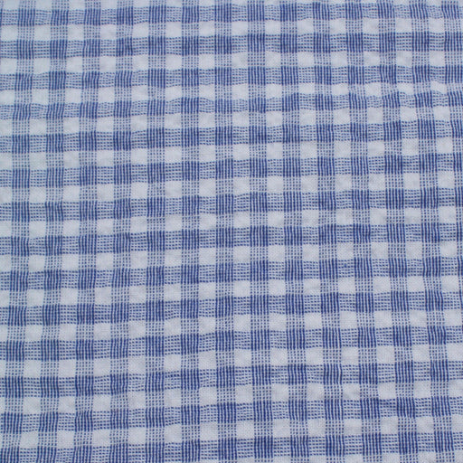 Cotton Stretch Seersucker - Vichy Checks - 6 Colors Available-Fabric-FabricSight