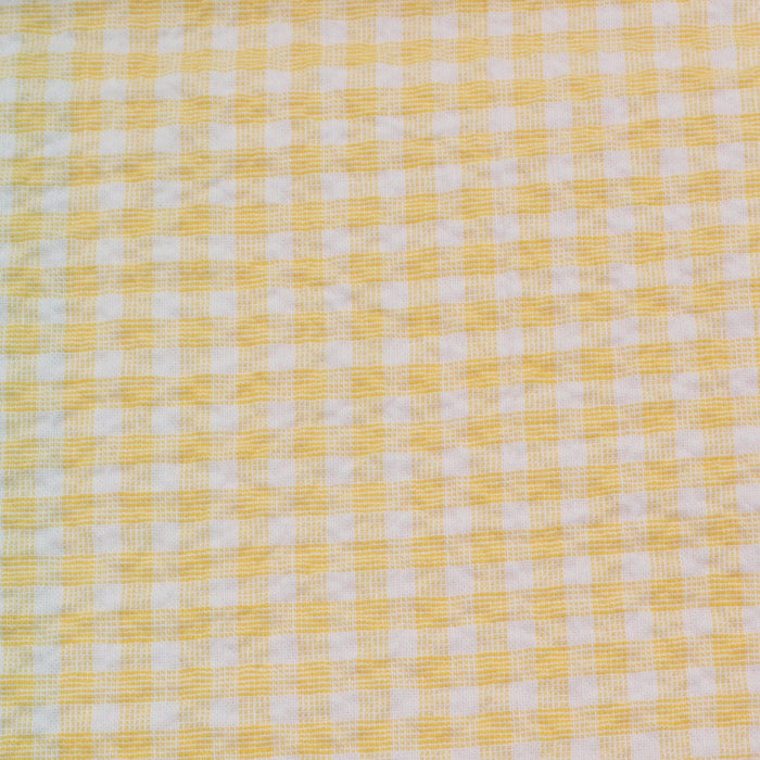 Cotton Stretch Seersucker - Vichy Checks - 6 Colors Available-Fabric-FabricSight