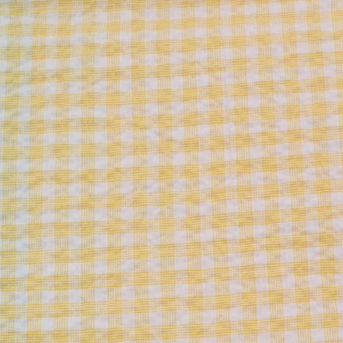 Cotton Stretch Seersucker - Vichy Checks - 6 Colors Available-Fabric-FabricSight