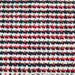 Cotton Stretch Tweed for Bottoms and Jackets - Red, White and Navy-Fabric-FabricSight