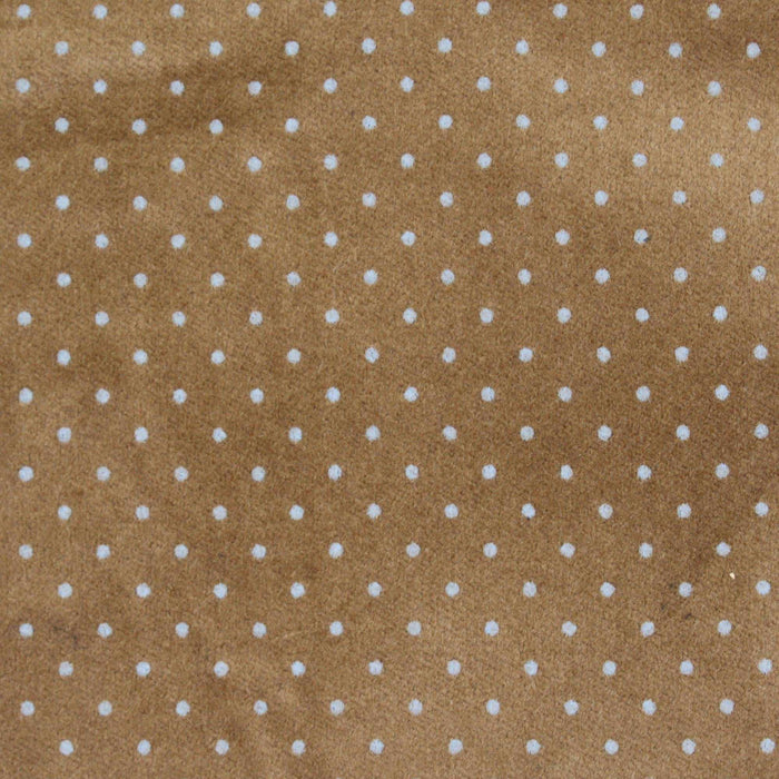 Cotton Stretch Woven Velvet - Dots Print-Fabric-FabricSight